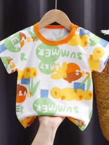 Áo Thun Cotton Tay Ngắn Mùa Hè Cho Bé Trai Và Bé Gái Áo Thun Cotton Nguyên Chất A-class Quần Áo Trẻ Em Thương Hiệu Khác