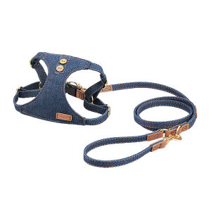 Puppytie thời trang chó bộ đai và dây dắt không kéo dễ dàng kiểm soát dây dắt thú cưng adjustbale Thiết kế dây dẫn bền cho chó trung bình nhỏ