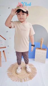 Lily And Clark Celana Joger Anak Laki-Laki Warna Abu-Abu JLC05