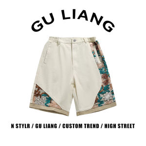 Designer Brand American Style Mens Embroidered Shorts New Arrival Loose Fit Casual Wear Cotton Polyester Blend Summer Wear