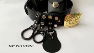 Kopel security kulit kopel sabuk satpam fullset