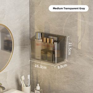 xianshijie | Wall-mounted Storage Rack for Cosmetics No Drilling Required