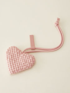 JINGQIAN | High-End Handcrafted Leather Heart Bag Charm