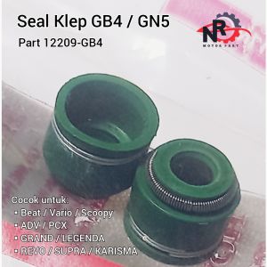 Seal Sil Klep Grand Supra Beat Vario Jual seal Klep Valve Stem Honda Matic dan Bebek Astrea Supra Grand Karisma Beat Scoopy Spacy Vario GB4 GN5 12209-GB4-682