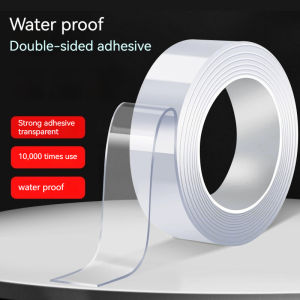 1/3/5M Nano Tape Double Sided Tape Transparent Reusable Waterproof Adhesive Tapes Cleanable Kitchen Bathroom Supplies Tapes