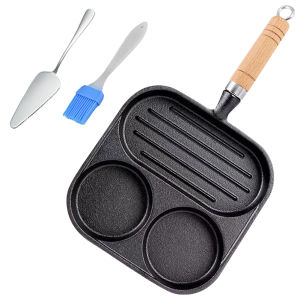 Cast Iron 3-Cup Egg Frying Pan: A Versatile Cooking Solution