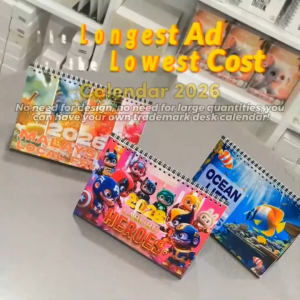 2026 Calendar / Desk Calendar / Custom Logo / Company Information / Calendar Bulk Order