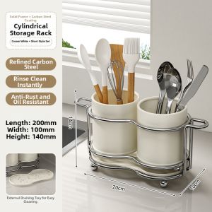 DOOPO | Multifunctional Water-Draining Utensil Organizer