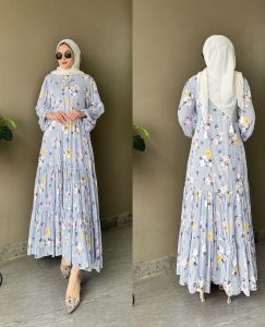 gamis rayon busui friendly terbaru bahan rayon diamond terbaru elegan simple murah kwalitas origin