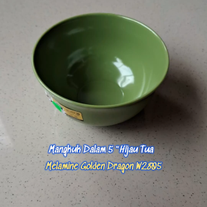 Mangkuk Dalam 5" Melamine - Golden Dragon W2805
