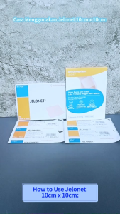 #SokongMalaysia Smith & Nephew 7404 Jelonet 10cm x 10cm 10s Wound Dressing Paraffin Gauze S&N SN