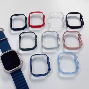 Ốp Case PC chống va đập ánh kim loại cho Apple Watch Ultra 1/2 49mm - Hàng Chính Hãng