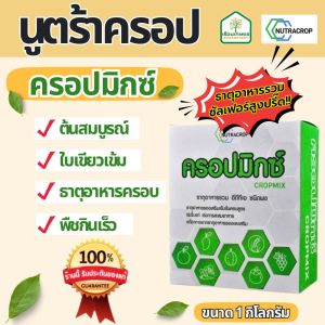 ครอปมิกซ์ ธาตุอาหารรวม ของแท้ 100% ช่วยเร่งการเจริญเติบโต ช่วยเพิ่มการออกดอก ติดผล ขนาด 1 กก