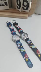 1/2pcs Cartoon 3D Kids Watches Astronaut Pattern Quartz Wristwatch Sports Electronic Watch for Boys Girls Gift Student Gifts
