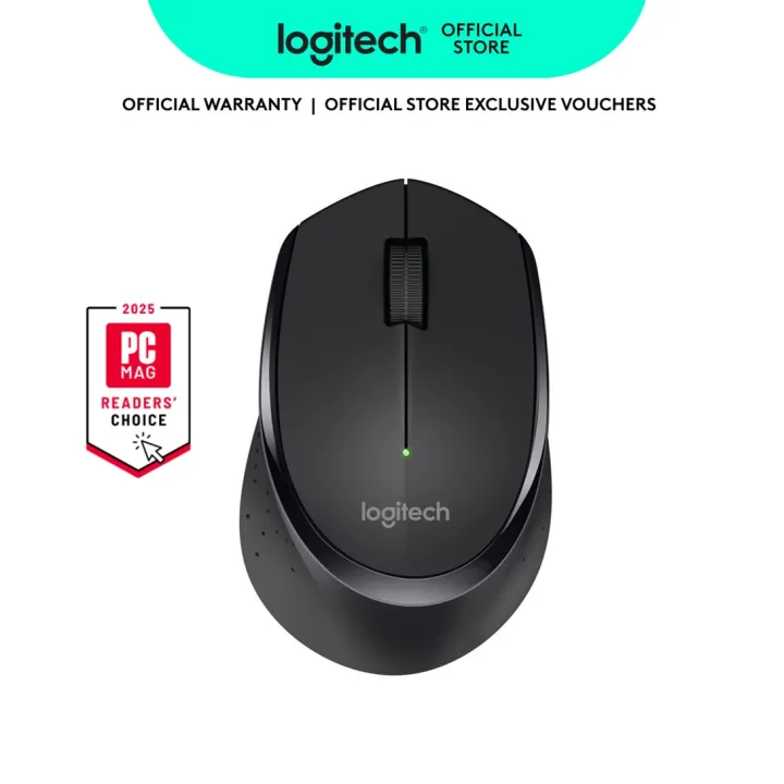 Logitech M275 Wireless Mouse, 2.4 GHz with Nano Receiver, Optical Tracking, 24 Month Life Battery, PC / Mac / Laptop