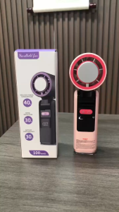 Portable fan Handheld Fan Ice Cooler Fan 小风扇 199 Gear Wind Speed USB Digital Display JF138 Adjustable Turbo cooler fan With Light 便携式手持风扇