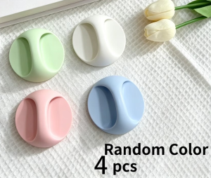 4-PCS No-Drill Multi-Purpose Seamless Adhesive Handles Ideal for Toilet Lids Windows Cabinets Refrigerators Wardrobes