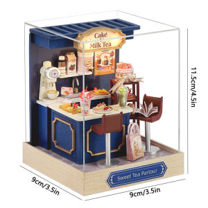 DIY Miniature Doll House Wooden 3D Puzzle Assembly Building Model Kit Toys Home With Furniture For Xmas Birthday Gifts Dollhouse