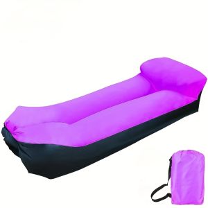 Lazy Inflatable Sofa Outdoor Chair Portable Inflatable Couch Folding Camping Sofa Outdoor Furniture Beach Inflatable Lounger