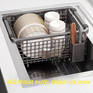 SHENYUAN | Giỏ Lưu Trữ Thoát Nước Inox