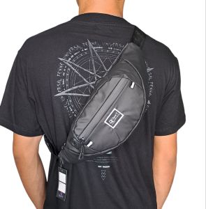 Tas Pria Selempang Waistbag Bahan Kodura Bimo Anti Air Tas Pinggang Waterproof Tas Dada Terlaris