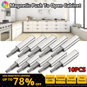 10Pcs Cabinet Latch Door Drawer Push To Open System Damper Buffer Push Catch Kits Enhanced Style Soft Close Buffer