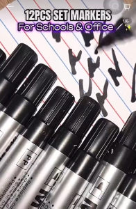 60pcs/ 36pcs Permanent Marker MS300 Black Marker Pen Stationary School Supplies Office Supplies 5box /3box