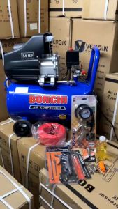 BONCHI ปั๊มลม ถังลม ปั๊มลมโรตารี่ 50 ลิตร 3 แรงม้า รุ่นBC-50L **รับประกัน 1 ปีเต็ม**(สินค้ามีตัวเลือก)