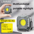 LiitoKala LF-986 Mini Multifunctional Lighting Lamp COB LED Beads 500LM 5.7W Type-C charging. 