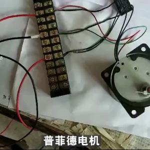 Micro Low-speed Reversible Permanent Magnet Motor with Gear Reducer