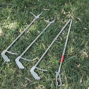Snake Tweezers Snake Clamp Catcher Reptile Grabber Universal Foldable Stainless Steel Snake Predator Tong Penangkap Ular
