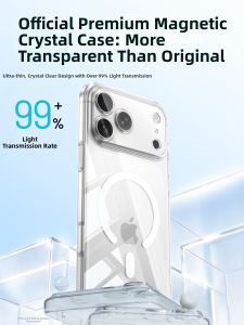 HANNUO | Cooling Slim Transparent Magnetic iPhone 17ProMax Case