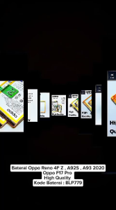 Baterai Oppo RENO 4 LITE / 4F / 4Z 5G / F17 PRO Batrai A92S / A93 2020 Batre BLP-779 BLP779