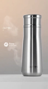 Bình nước inox 316 cao cấp Oyatton bình giữ nhiệt inox bình giữ nhiệt oyatton bình giữ nhiệt floral elegance oyatton 370