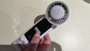 4000mAh Mini Turbo Fan | Rechargeable 100–199 Speed Adjustable | Strong Wind Digital Display | Cooler Radiator | Portable Home Office Fan | Kipas Mini Boleh ReCaj
