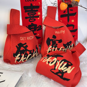 กระเป๋าถือลายปักลายปีกบ กระเป๋าสาน วัสดุผ้าฝ้ายโพลีเอสเตอร์ กระเป๋าแฟชั่นสำหรับทุกวัย กระเป๋าสะพายไหล่แบบอเนกประสงค์