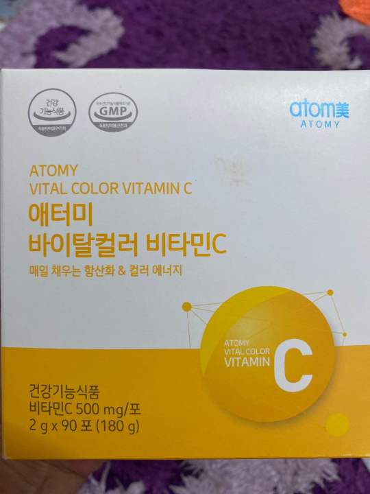 Atomy Vitamin C Atomy color food vitamin C 500mg (2g x 90 sticks) Atomy