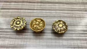 Núm tròn trơn N134N131N122 đồng nguyên chất tay quai lắp tủ quần áo tủ trang trí kệ tivi vô cùng đẹp sang và chất