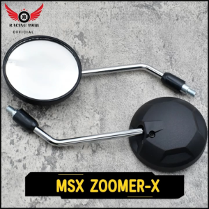 RC1988⚡พร้อมส่ง💯 กระจกเดิม MSX ZOOMER-X ทรงเดิม สำหรับรถมอเตอร์ไซค์ยี่ห้อ HONDA กระจกมองหลัง เลนส์ใส ขายเป็นคู่