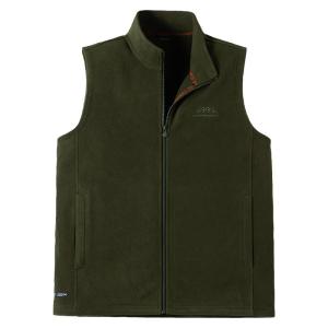 Jeep | Jeep Mens Fleece Jacket Thickened Windproof Stand Collar Vest For Hiking Commuting Outdoor Activities Autumn Winter Wear