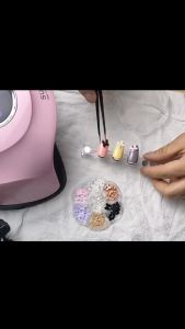 3D Gel Nail Art Flower Nail Rhinestone Pearl Mixed Nail Butterfly Ribbon for Nail Accessories