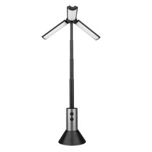 Welcomehome 3000mAh Telescopic Camping Light Rechargable Tent Light with Stand Lantern Light for Camping Hiking Fishing