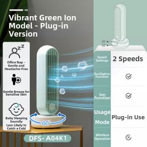「China Plug」Bear | Mini Low Noise Desk Fan with Negative Ion Purification