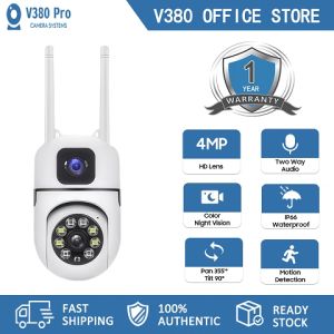 V380 PRO Kamera CCTV Luar Ruangan Tahan Air Kamera IP nirkabel Audio Dua Arah Penglihatan Malam