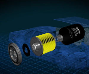 กรองน้ำมันเครื่อง สิงห์ไฮเทค195 FM3H HO7D MEGA260แรง MEGA6ล้อ FC9J 15613-EV024 15607-1732 1OFT651H AARON *93740