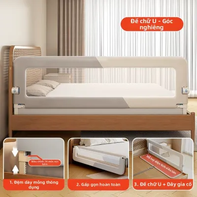 beeio | Thanh Chắn Giường Cho Bé Điều Chỉnh Chiều Cao