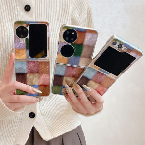 Marble Pattern Clear Phone Casing For Oppo Find N2 Flip Find N3 Flip 5G Full Hinges Hard PC Folding Cover For Oppo Find N2 N3 Flip
