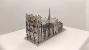 [Chưa Lắp] Mô Hình 3D Kim Loại Lắp Ráp Nhà Thờ Đức Bà Paris