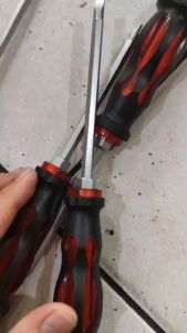 Obeng Bolak Balik Multi Fungsi Plus Minus Magnet 20 cm Diameter 3 cm Kuat VANADIUM CROME Satuan