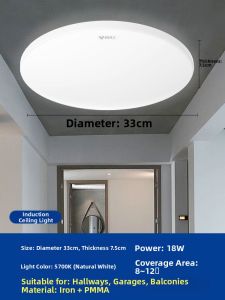 Bull | Yangmi Edition Small Balcony Bread-Shaped Ceiling Light